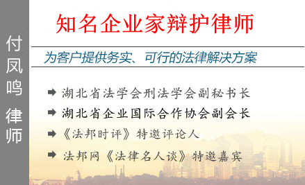 付凤鸣,荆门企业家辩护律师